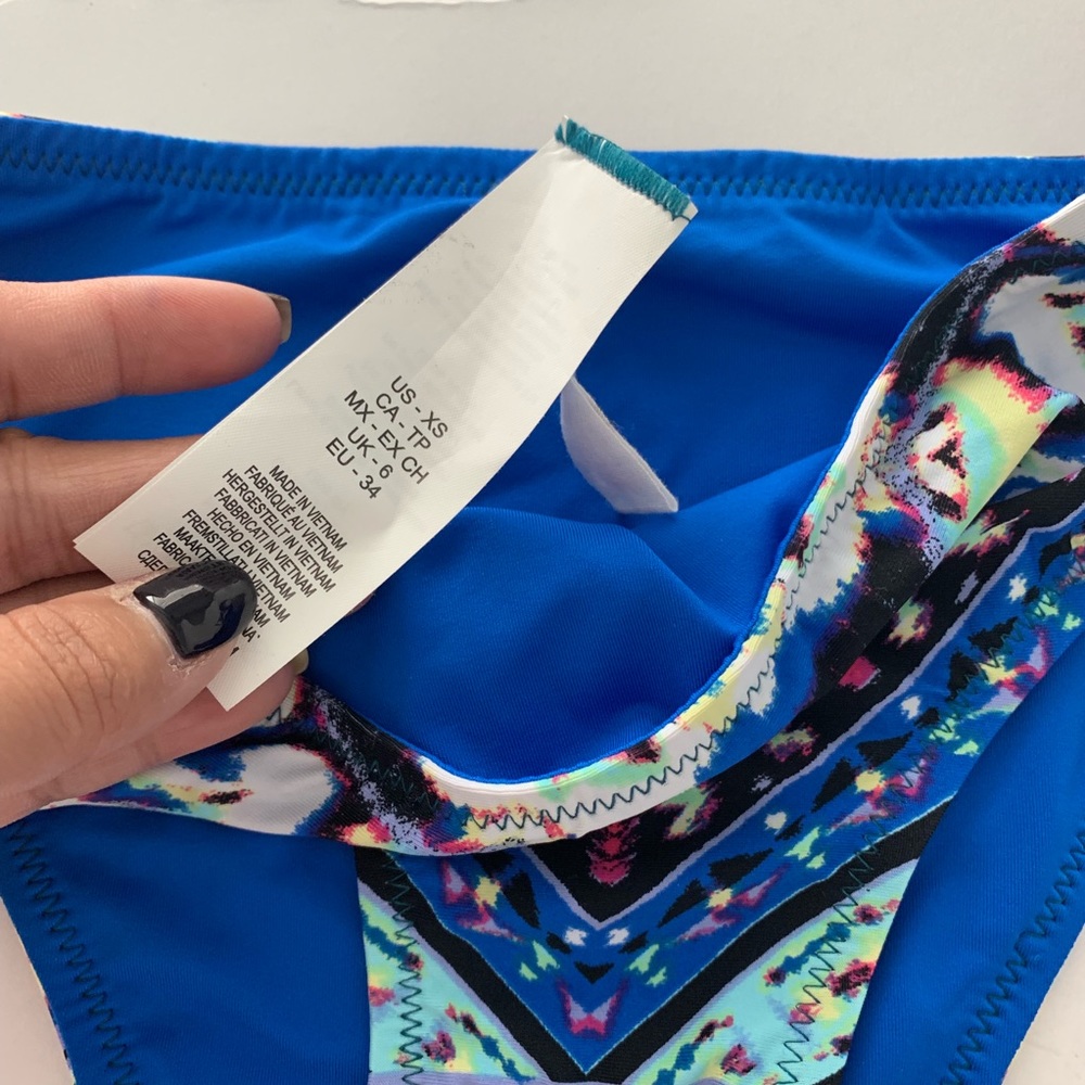 The Bikini Lab Xs Printed Cheeky Bikini Bottom - image 3